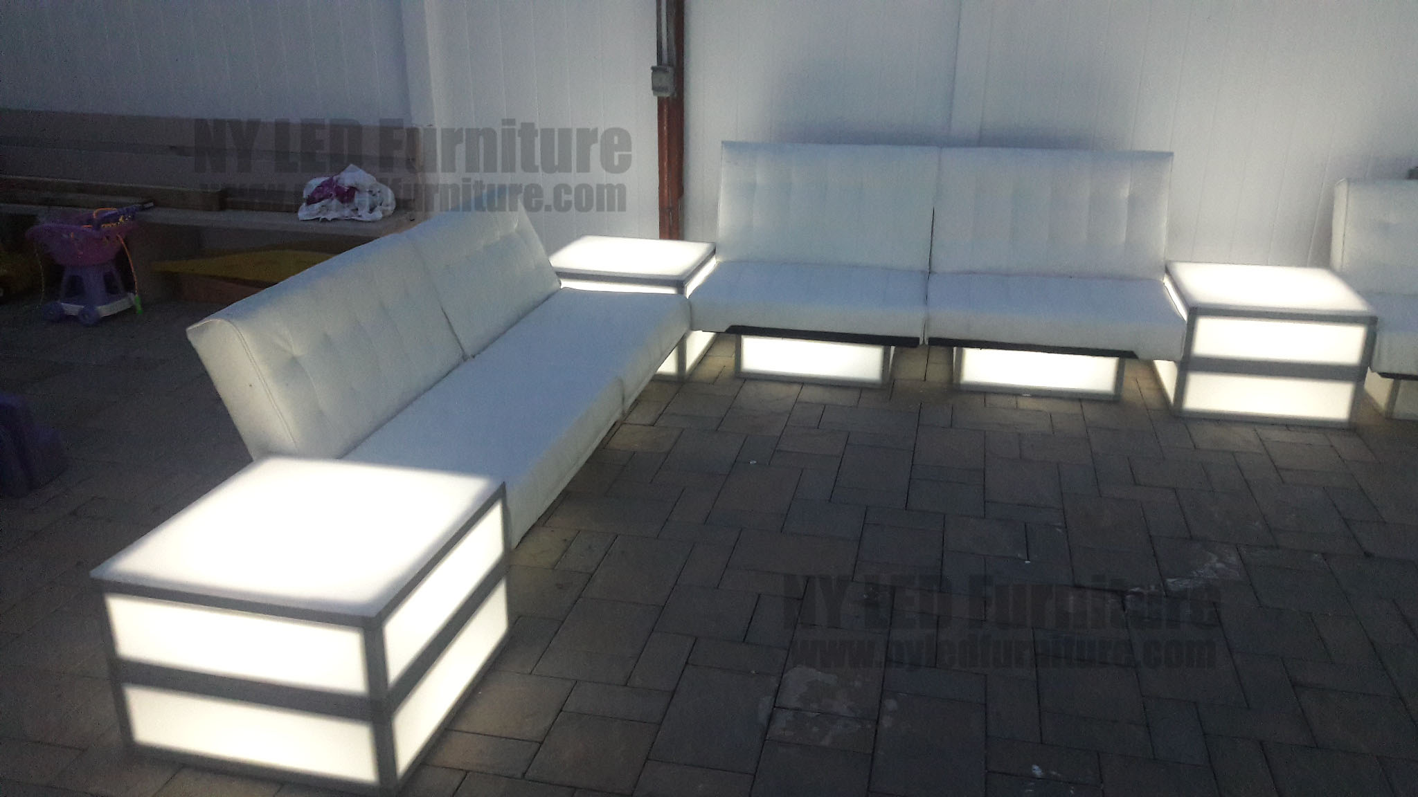 LED Lounge Sofa Rental