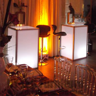 LED Light Up Table Rental NYC